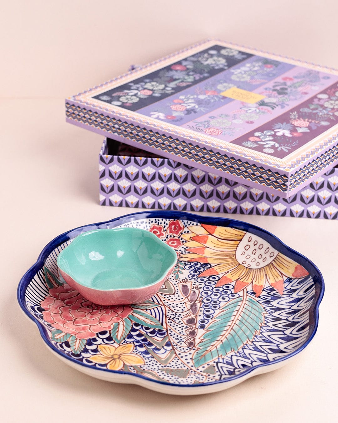 curated gift boxes Secret Garden Mehfils & Bluebells  Gift box