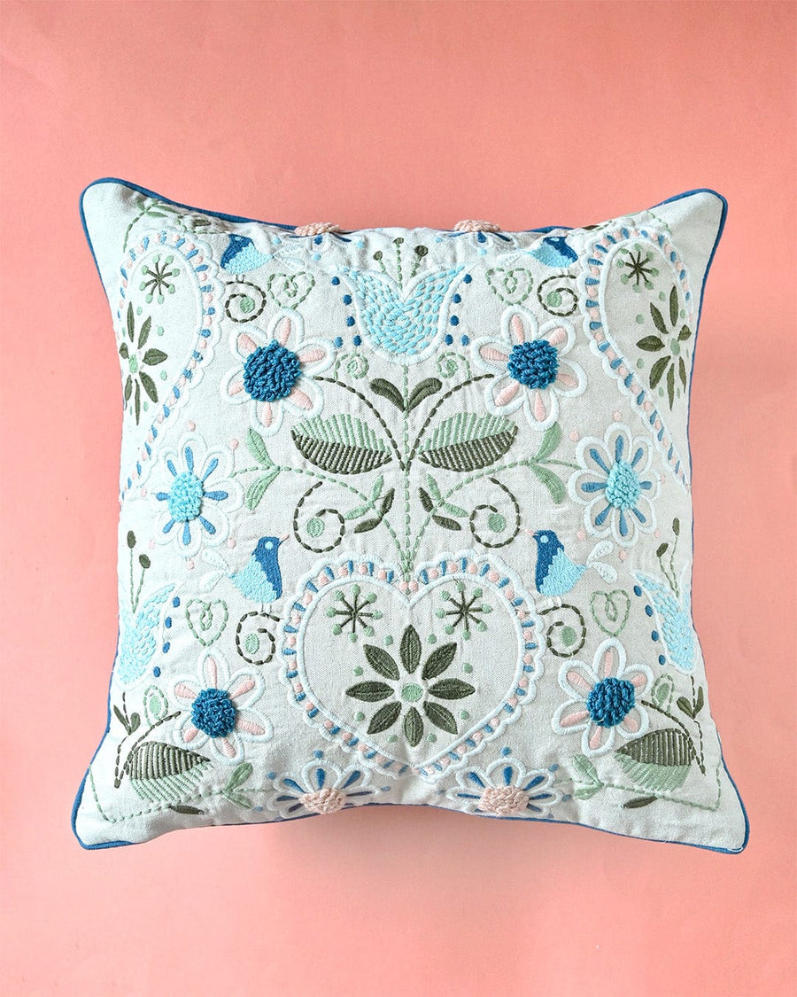 Buy Embroidered Cushion Cover | Soft cushion – The Wishing Chair