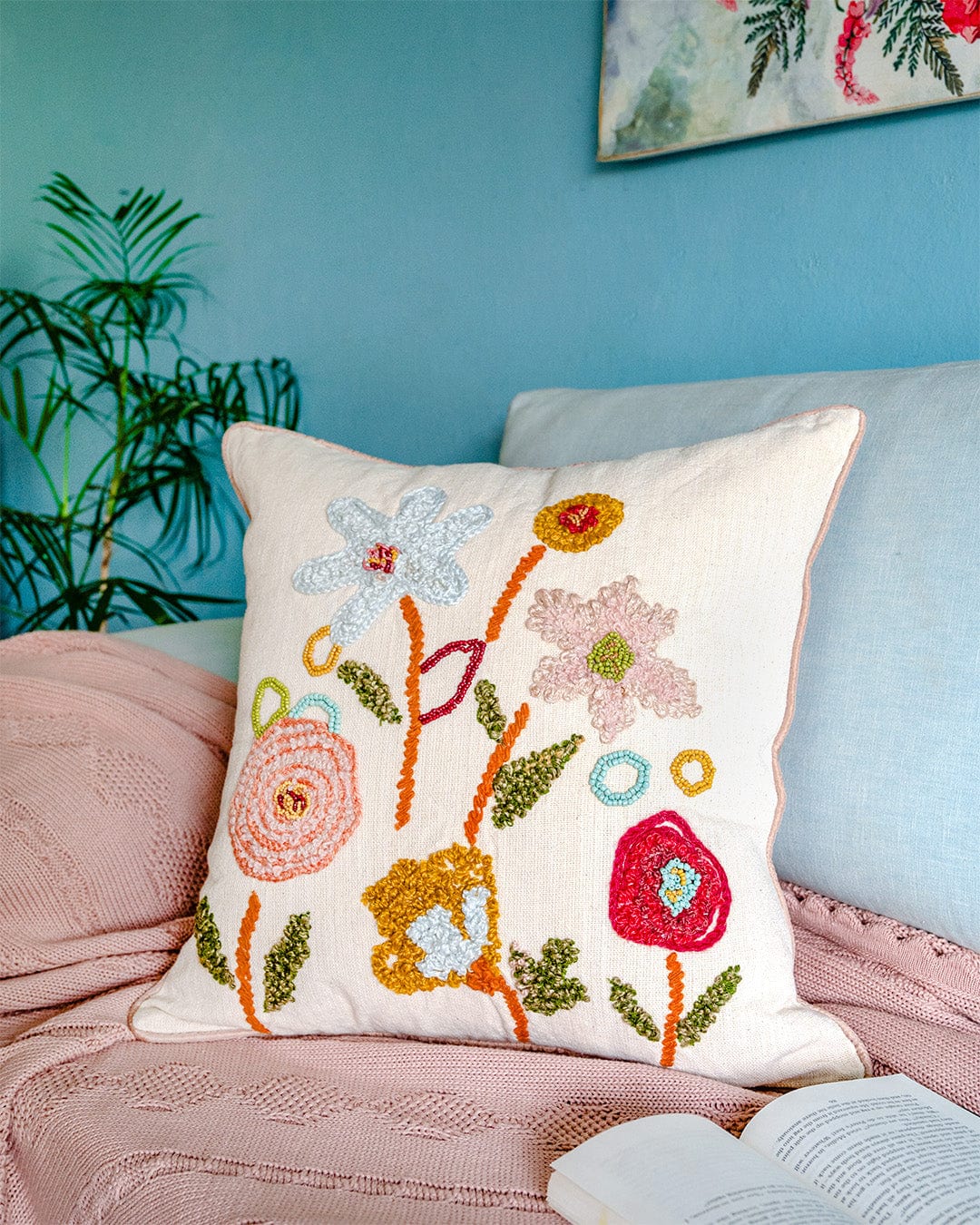 Cushion Cover Jemima Embroidered Cushion Cover