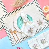 Cushion Cover Let Love Bloom Table Mat - Set Of 4