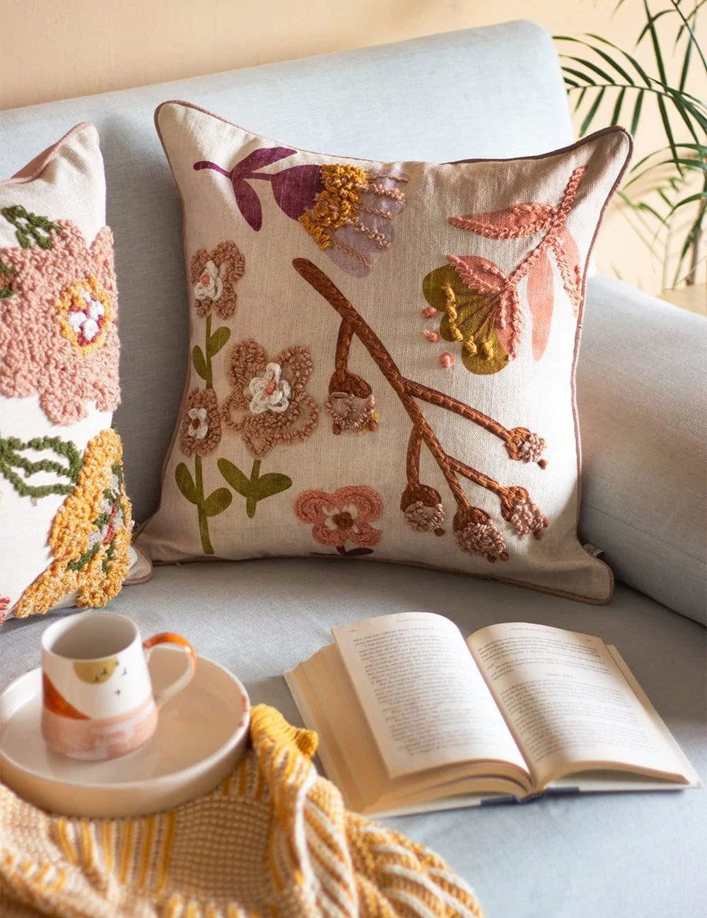 Cushion Cover Shauna Embroidered Cushion Cover