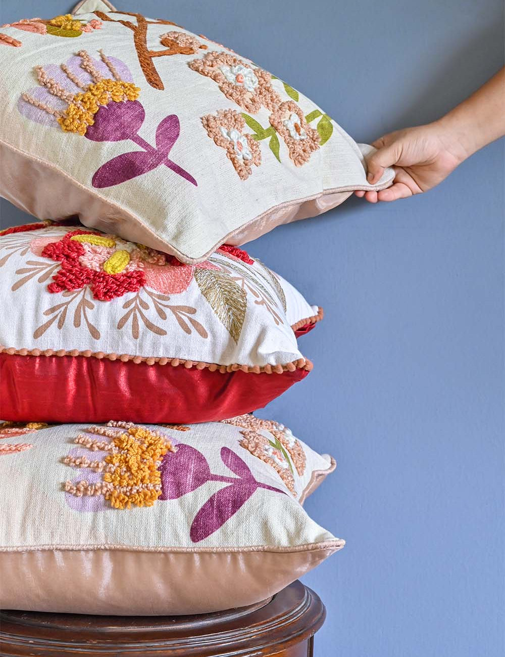 Cushion Cover Shauna Embroidered Cushion Cover