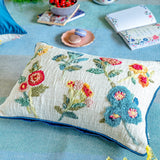  Cushion Cover Teesta Embroidered Cushion Cover - Teesta Embroidered Cushion Cover - The Wishing Chair 