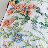  Cushion Cover Yasmeen Embroidered Cushion Cover - Yasmeen Embroidered Cushion Cover - The Wishing Chair 