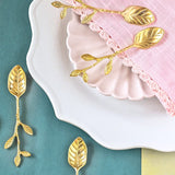 Cutlery Not So Green Leaf Dessert Spoon- Set Of 6