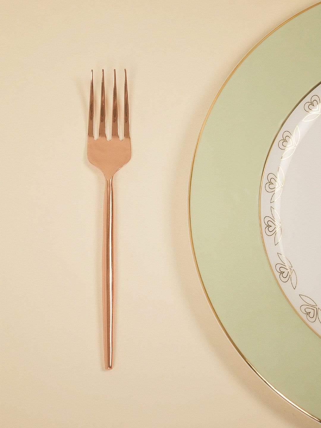 Cutlery Perfect Kitchen Dessert Forks-Rose Gold-Set of 6