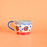 Dahlia Dawn Handpainted Tealight Holders - Set of 3
