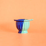 Dahlia Dawn Handpainted Tealight Holders - Set of 3