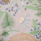 Daisy Embroidered Cushion Cover