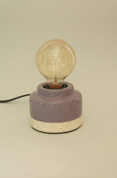 Dalia Ceramic Desk Lamp With Edison Bulb