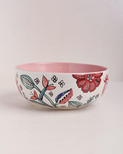 Dance in a Flowerbed Ceramic Bowl