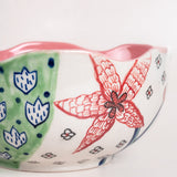 Dance in a Flowerbed Ceramic Bowl-Extra Large