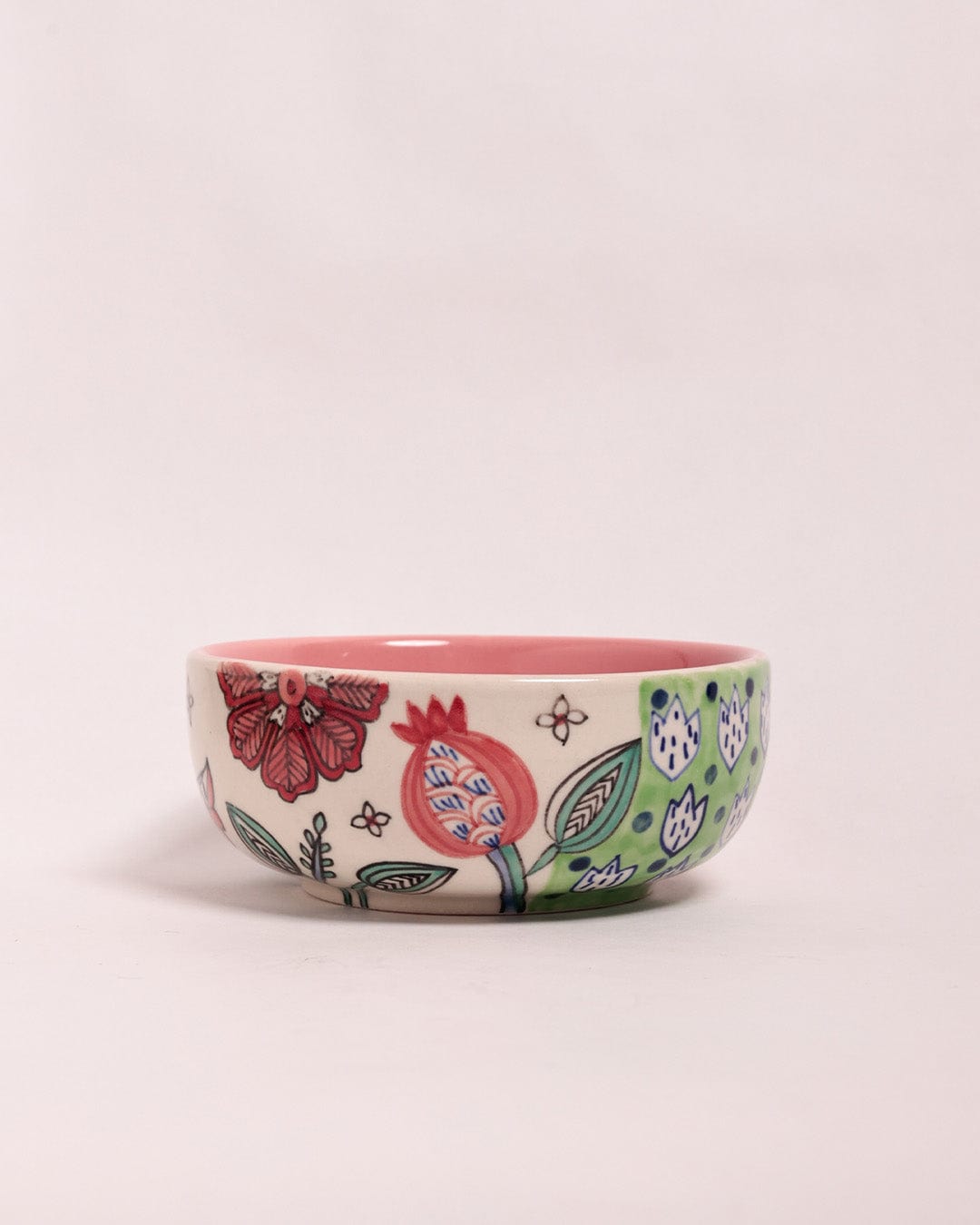 Dance in a Flowerbed Ceramic Bowl - Set of 2