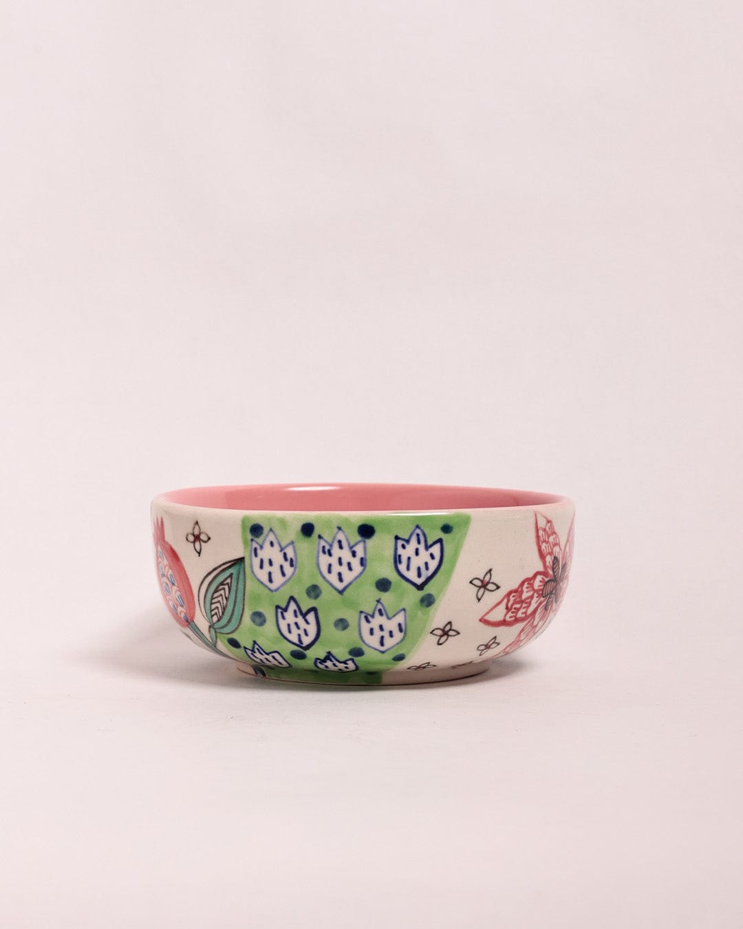 Dance in a Flowerbed Ceramic Bowl - Small