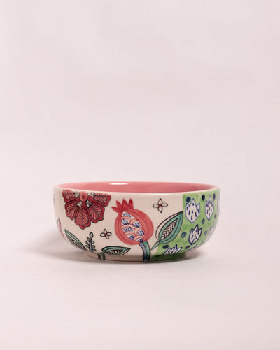 Dance in a Flowerbed Ceramic Bowl - Small