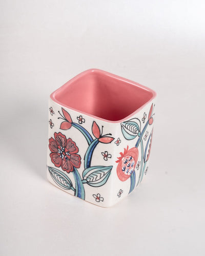 Dance in a Flowerbed Ceramic Cutlery Holder