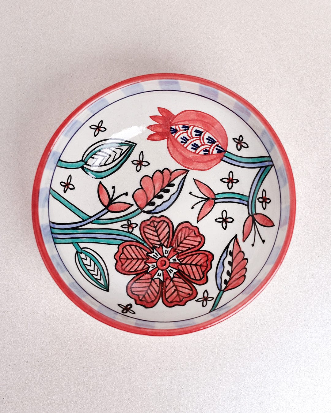 Dance in a Flowerbed Ceramic Pasta Bowl