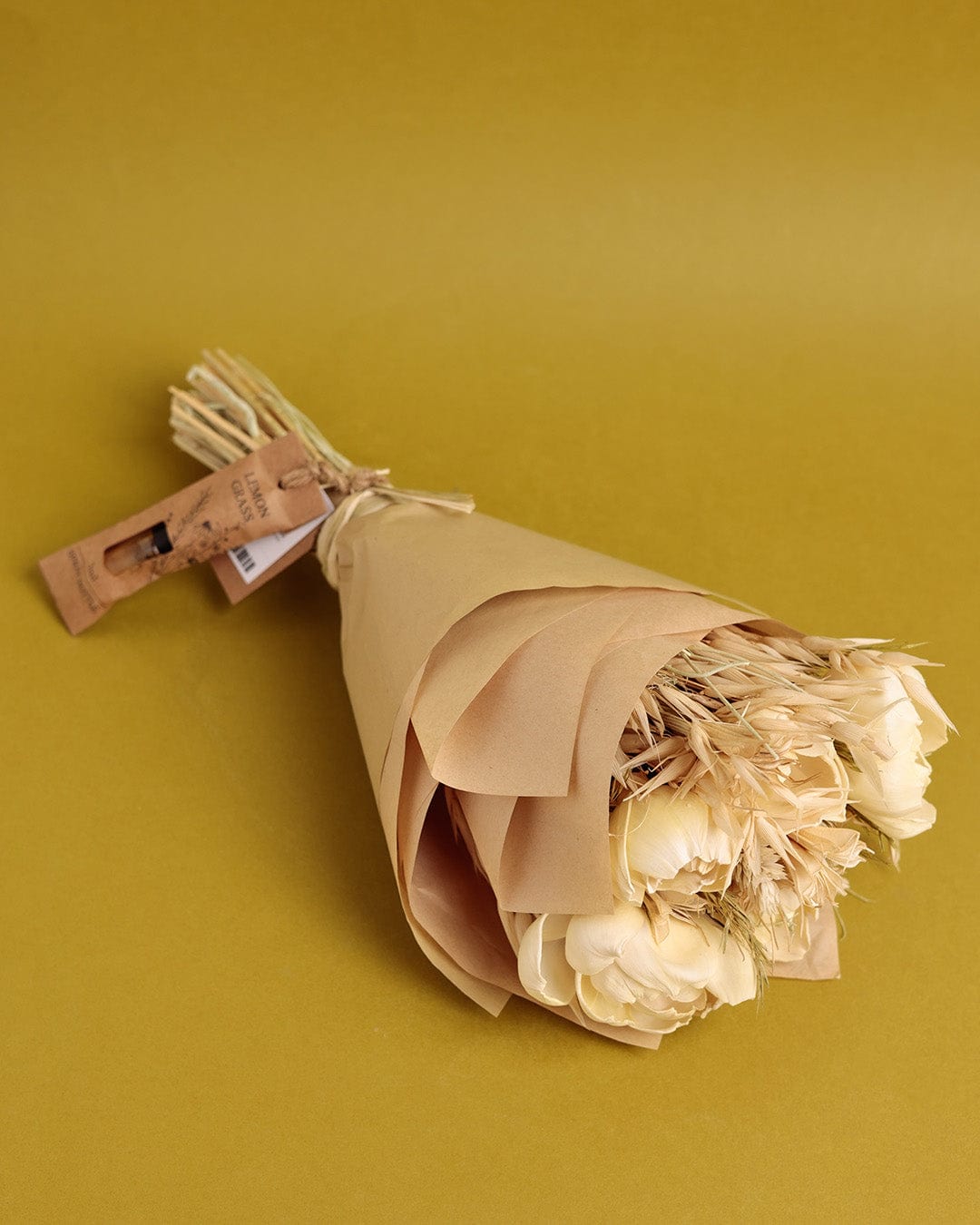 Dance in the Garden Natural Dried Flowers - Beige 30 cms