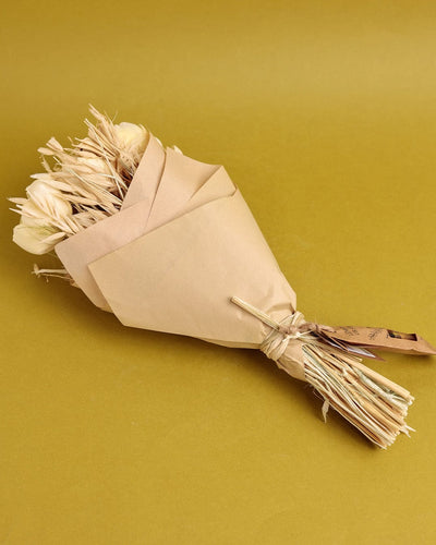 Dance in the Garden Natural Dried Flowers - Beige 30 cms