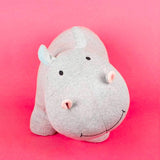 Darling Hippo Knitted Cotton Toy