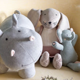 Darling Hippo Knitted Cotton Toy