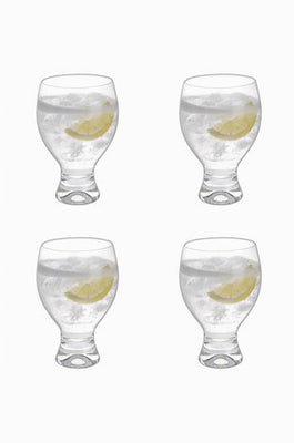 Dartington Crystal Home Bar Gin Goblet Glass- Set of 4