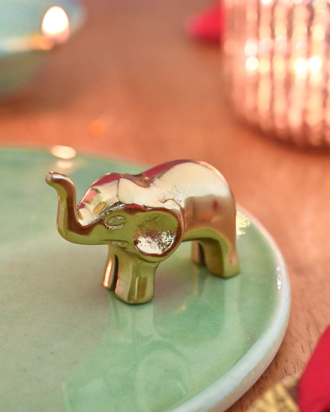 decor Handcasted Metal Elephant