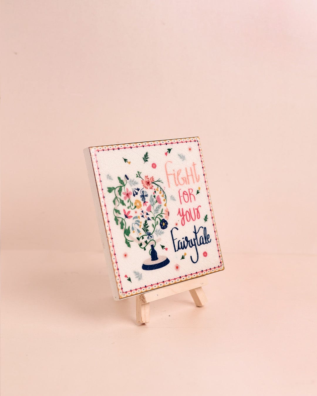 Decorative Accents Fairytale Tile Decor & Stand