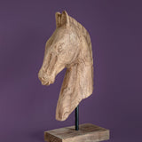 Decorative Accents Hey Bojack Horse Bust Wooden Decorative Accent