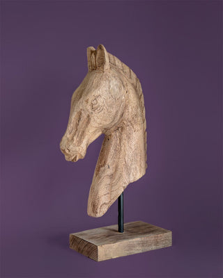 Decorative Accents Hey Bojack Horse Bust Wooden Decorative Accent