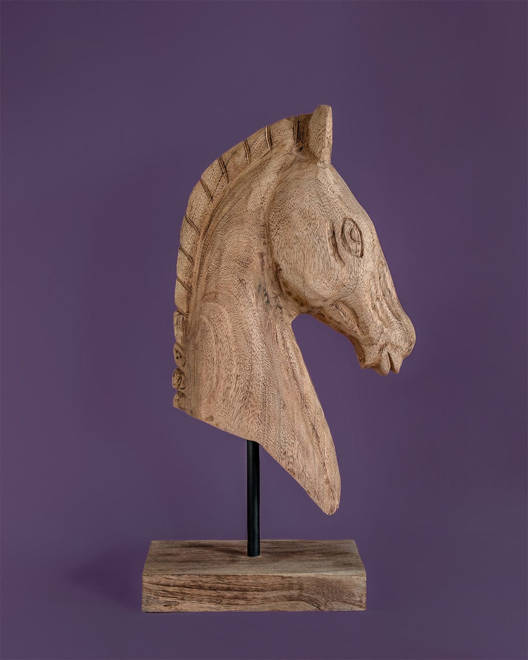Decorative Accents Hey Bojack Horse Bust Wooden Decorative Accent