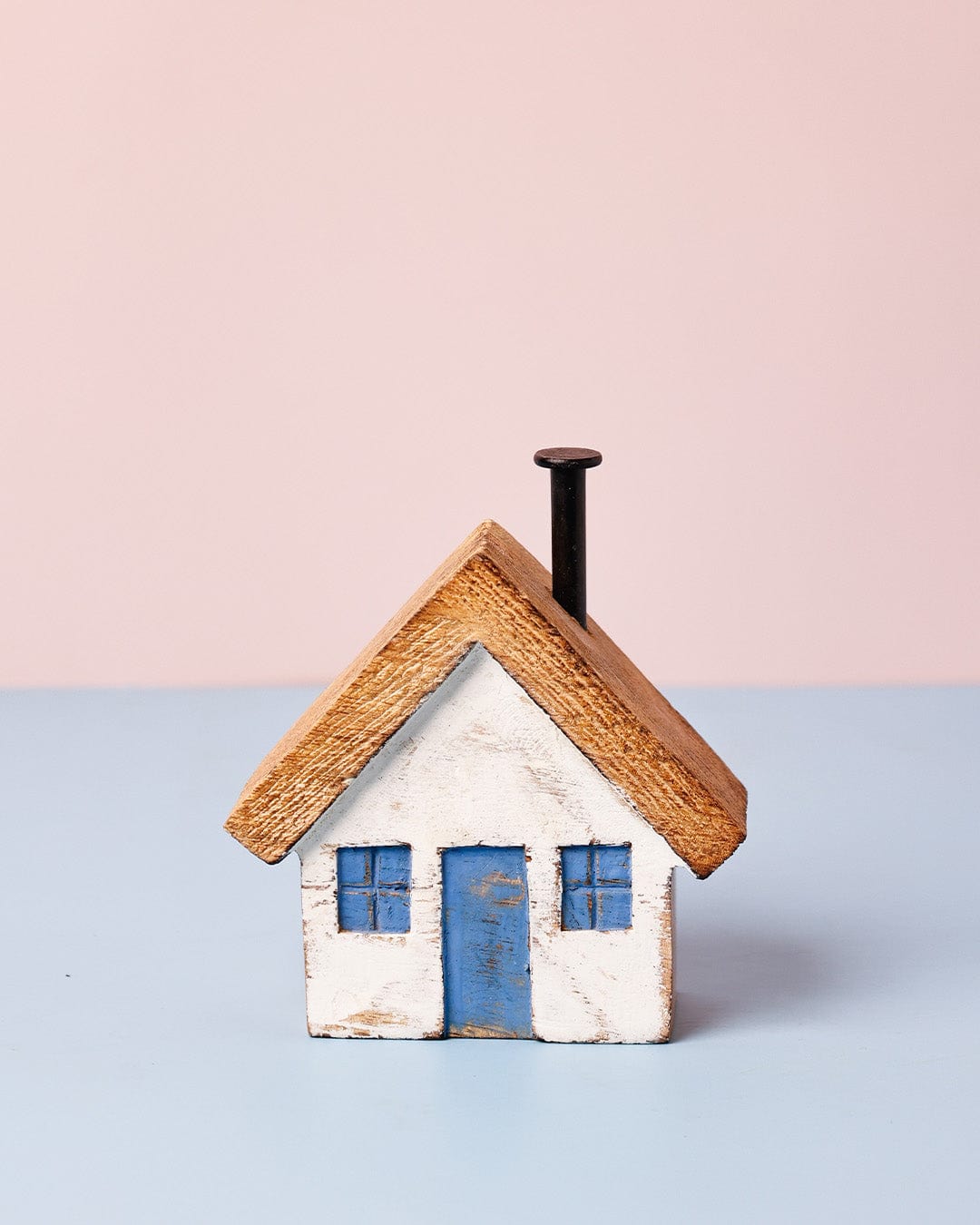 Decorative Accents Tiny Homes Wooden Paperweight