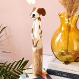 Decorative Accents Woof Metal & Wooden Decorative Accent