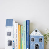 At Home reclaimed-wood bookends, set of 2, for book lovers
