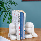 Desk & Stationery Bella Marble Stone Bookends - Set of 2