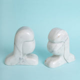 Desk & Stationery Bella Marble Stone Bookends - Set of 2