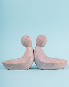 Desk & Stationery Cara Stone Bookends - Set of 2