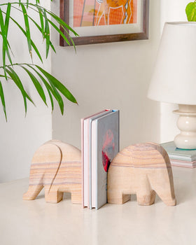 Desk & Stationery Ela Stone Bookends - Set of 2