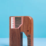 Desk & Stationery Mr. EL Handpainted Wood Bookend