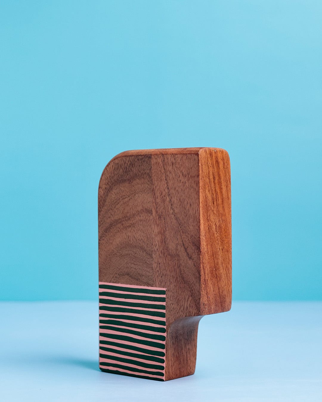 Desk & Stationery Mr. EL Handpainted Wood Bookend