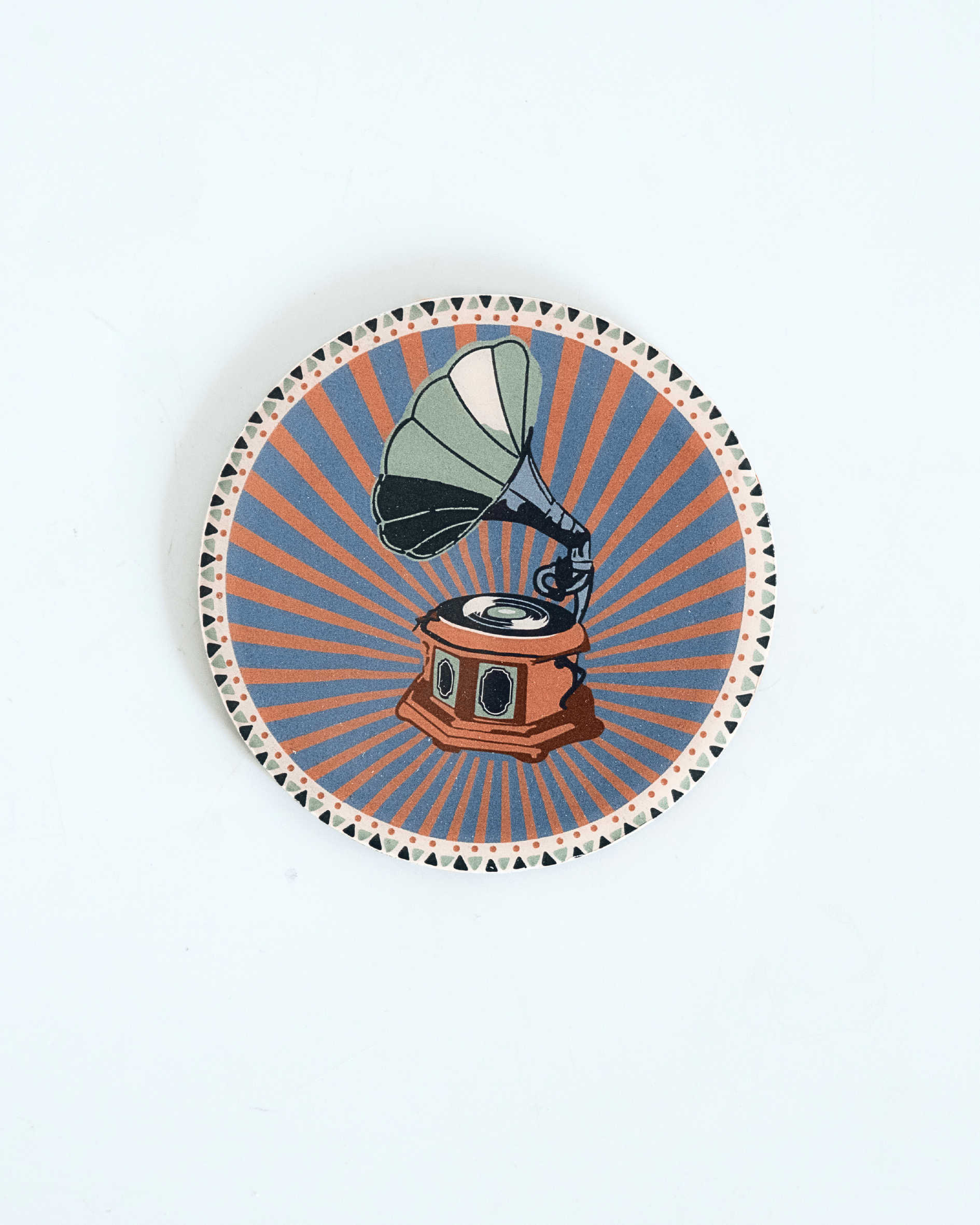 Dining Analog Edit Metal Coasters - Set of 4 | The Wishing Chair