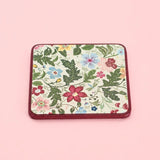 Dining Botanica Vegan Leather Coasters - Set of 4