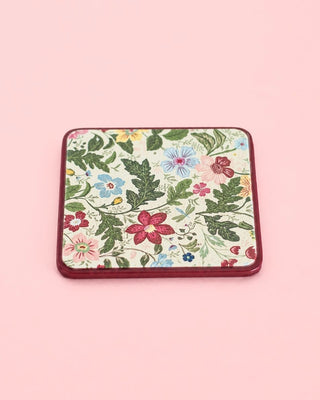 Dining Botanica Vegan Leather Coasters - Set of 4