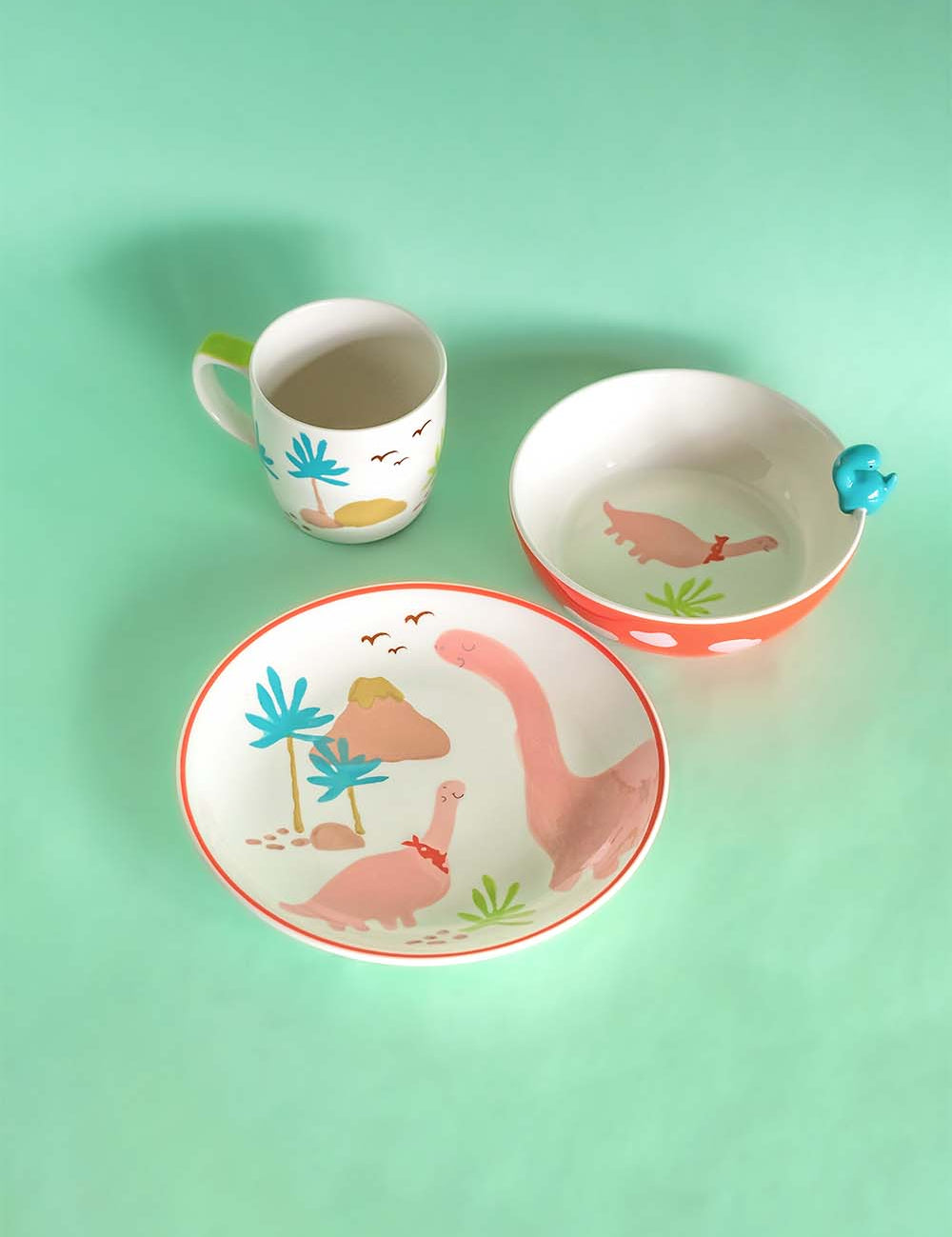 Dino-Squad Breakfast Set of 3