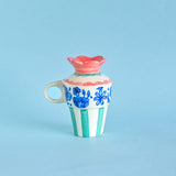 Diya & Tea Light Holder Mia Handpainted Candle Holder