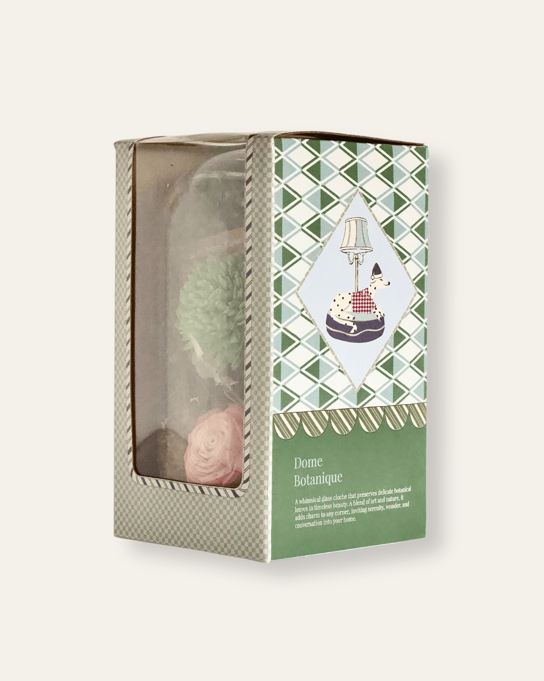 Dome Botanique -  Botanical Flowers in a Glass Cloche - Leaf Song