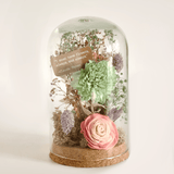 Dome Botanique -  Botanical Flowers in a Glass Cloche - Leaf Song