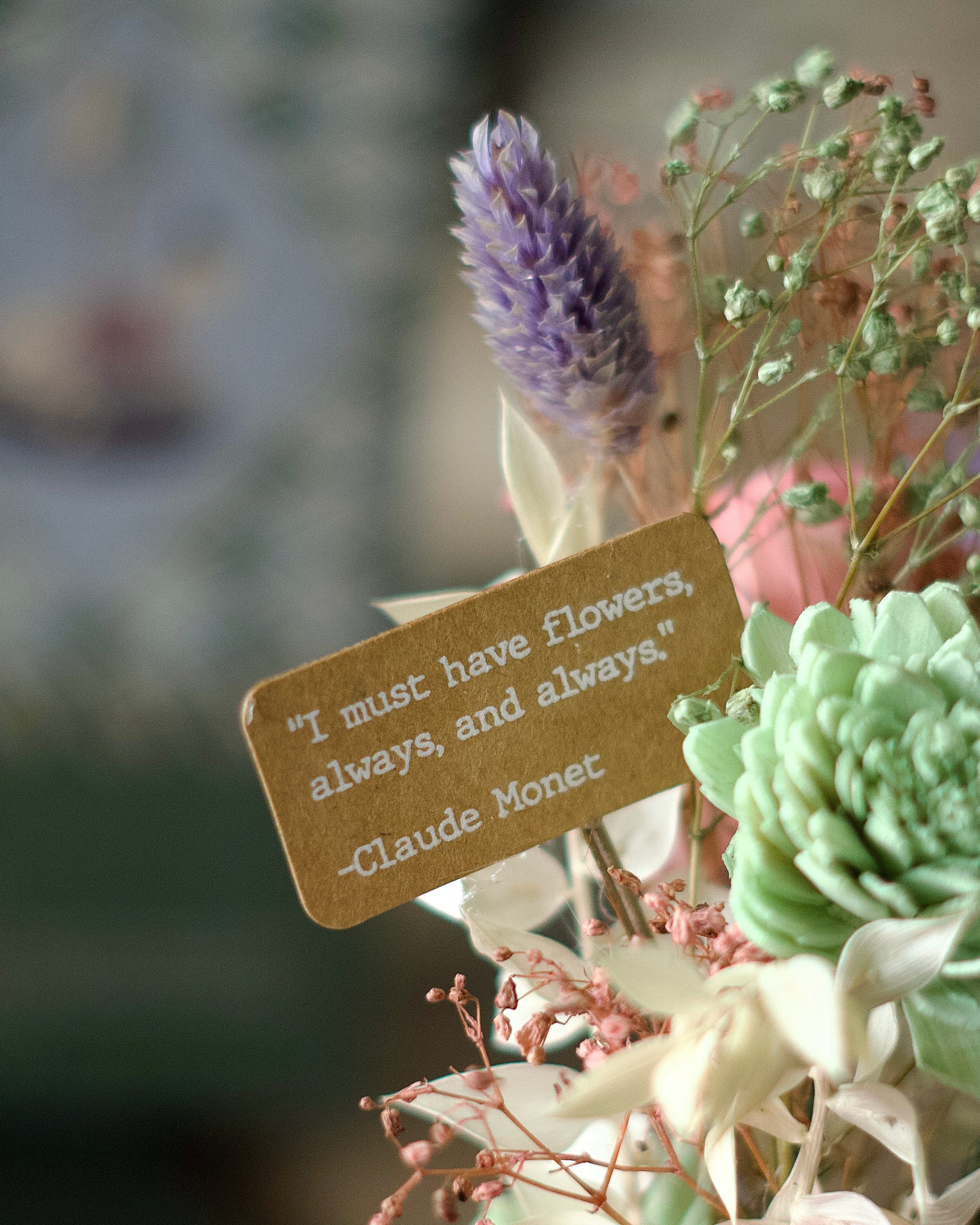 Dome Botanique -  Botanical Flowers in a Glass Cloche - Leaf Song