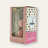 Dome Botanique - Botanical flowers in a Glass Cloche - Peony | The Wishing Chair