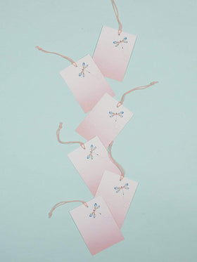 Dragonfly Tags -set Of 6